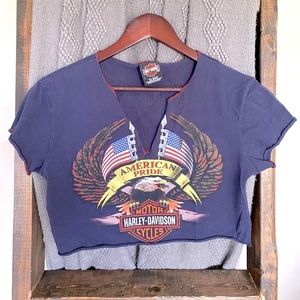 Cropped Harley Davidson